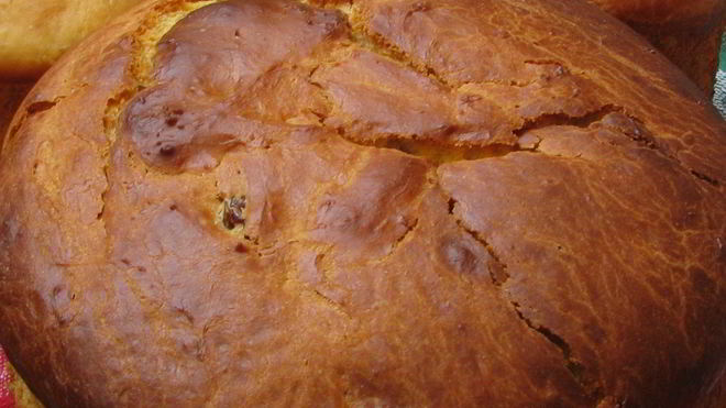 Рецепт пасхального кулича на опаре с орехами