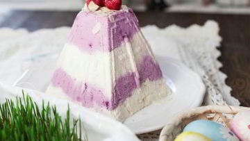 Рецепт Полосатой пасхи