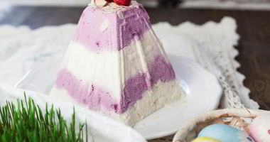 Рецепт Полосатой пасхи