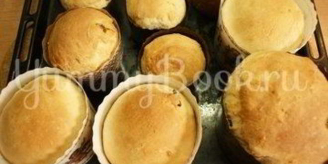 Рецепт простого пасхального кулича