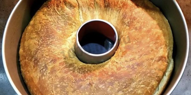 Рецепт штруделя к пасхальному столу из слоеного теста