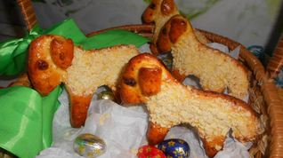 Рецепт Сырных пасхальных барашков