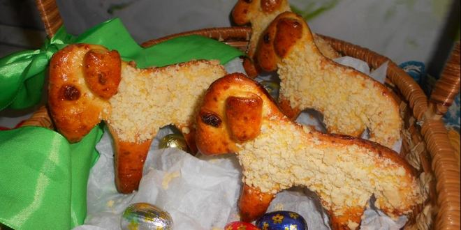 Рецепт Сырных пасхальных барашков