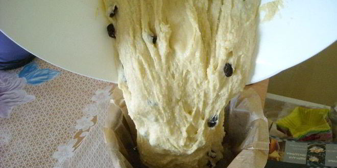 Рецепт творожного кулича с шоколадной глазурью