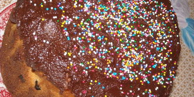 Рецепт творожного кулича с шоколадной глазурью