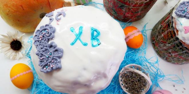 Рецепт тыквенного кулича с лавандовой сливочной глазурью