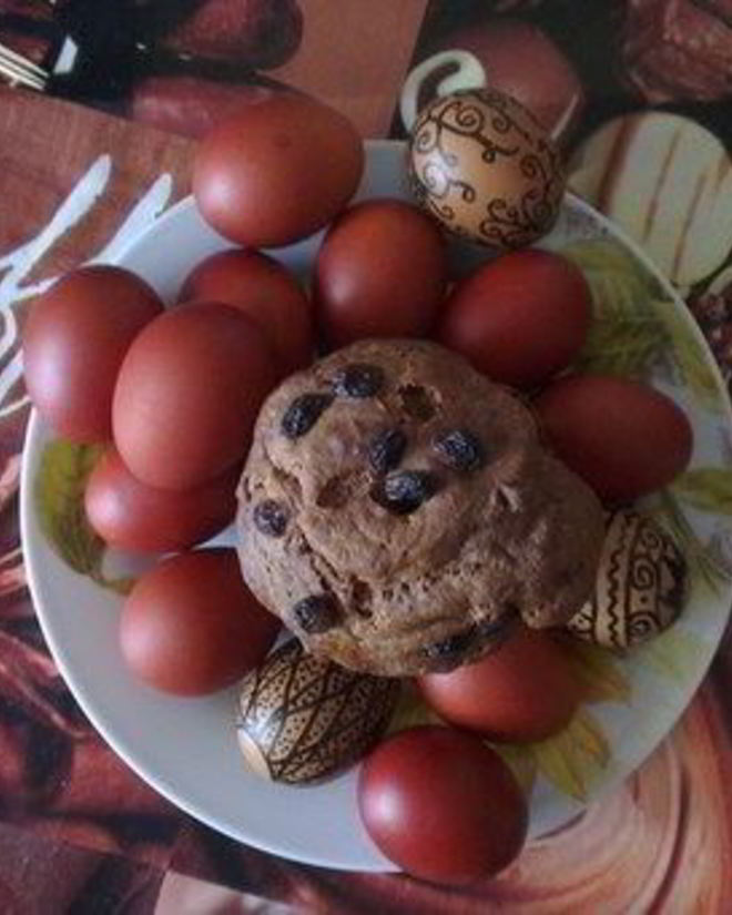 Рецепт вегетарианского пасхального кулича