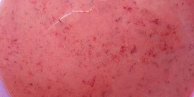 Рецепт клубничного щербета