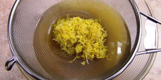 Рецепт лимонного щербета