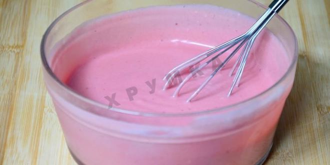 Рецепт мороженого домашний клубничный щербет из йогурта