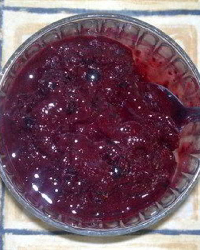 Рецепт щербета из черники