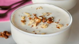Рецепт Сметанного желе с орехами