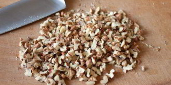 Рецепт сметанного желе с орехами