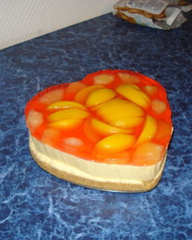 Рецепт бисквитна-суфлейно-желейного тортик