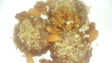 Рецепт Кофейного суфле с шоколадом и орехом