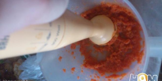 Рецепт куриного суфле розового