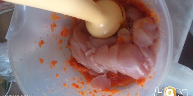 Рецепт куриного суфле розового