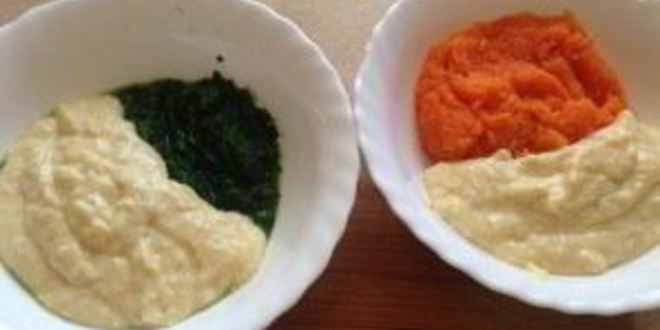 Рецепт морковна-шпинатного суфле