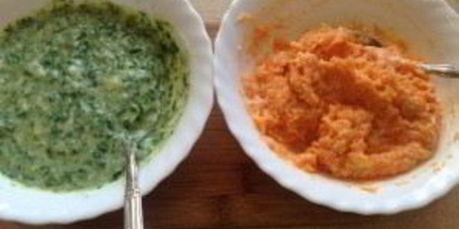 Рецепт морковна-шпинатного суфле