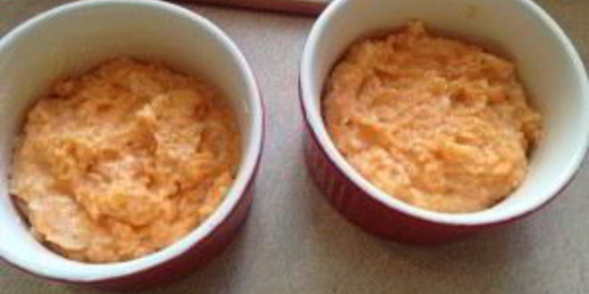 Рецепт морковна-шпинатного суфле