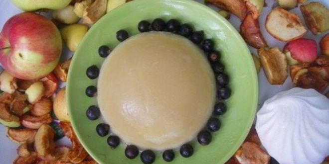 Рецепт нежного яблочного суфле с сюрпризом