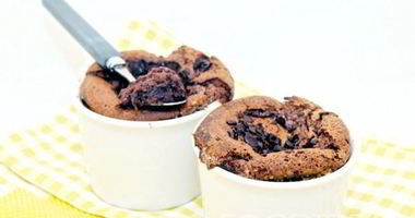 Рецепт Шоколадного суфле с хурмой