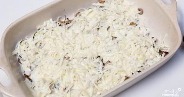 Рецепт Суфле из кабачков под грибным соусом