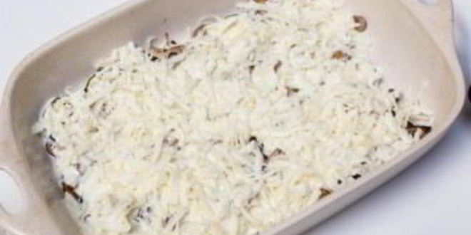 Рецепт суфле из кабачков под грибным соусом