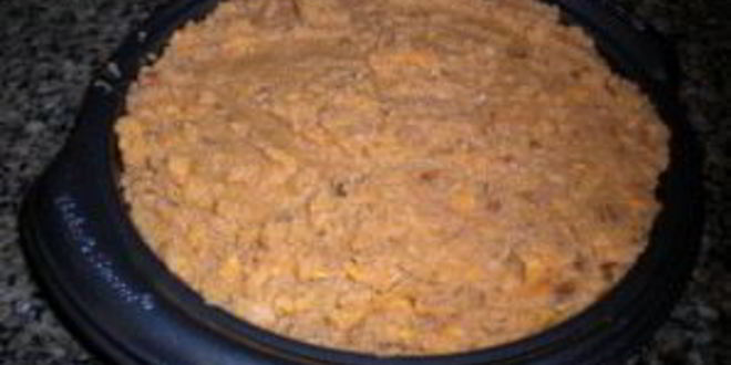 Рецепт суфле с бататом и орехами