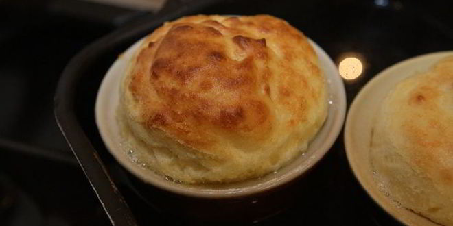 Рецепт Сырного суфле с пряностями