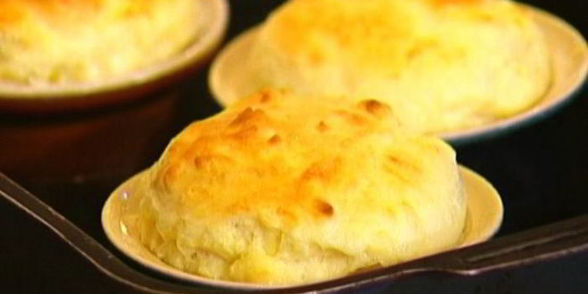 Рецепт сырного суфле с пряностями