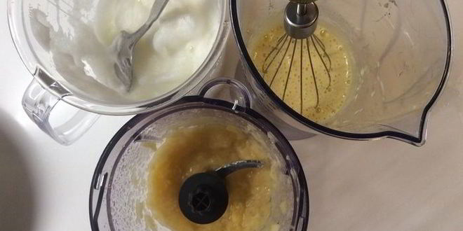 Рецепт творожно-рисовых пудинги с ананасовым суфле