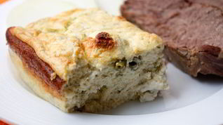 Рецепт Творожного суфле с зеленой фасолью