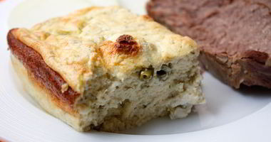 Рецепт Творожного суфле с зеленой фасолью