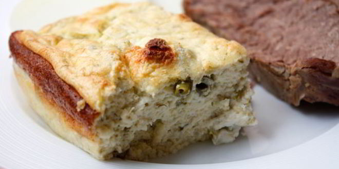 Рецепт Творожного суфле с зеленой фасолью