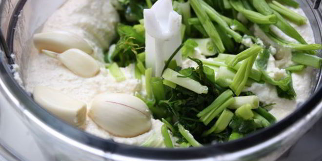 Рецепт творожного суфле с зеленой фасолью