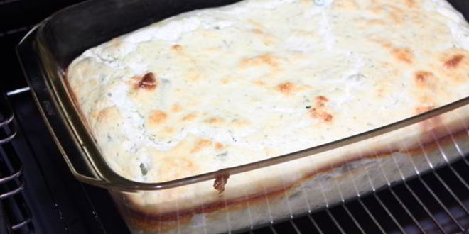 Рецепт творожного суфле с зеленой фасолью