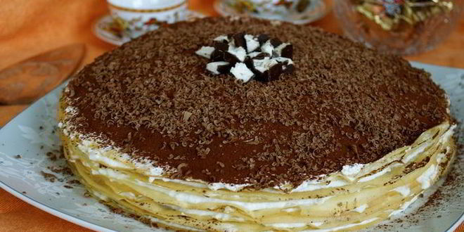 Рецепт блинного тирамису