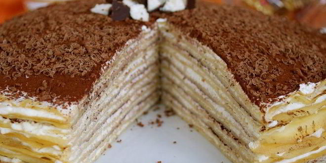 Рецепт блинного тирамису