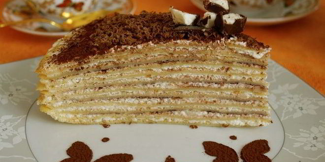 Рецепт блинного тирамису