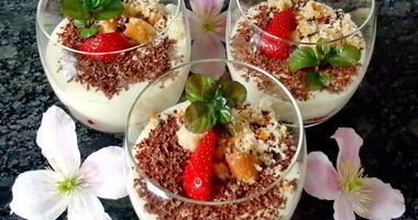 Рецепт Клубнично-ванильного тирамису