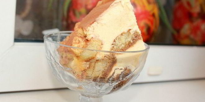 Рецепт Мороженого Апельсиновый тирамису