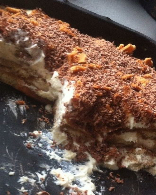 Рецепт тирамису без ликера