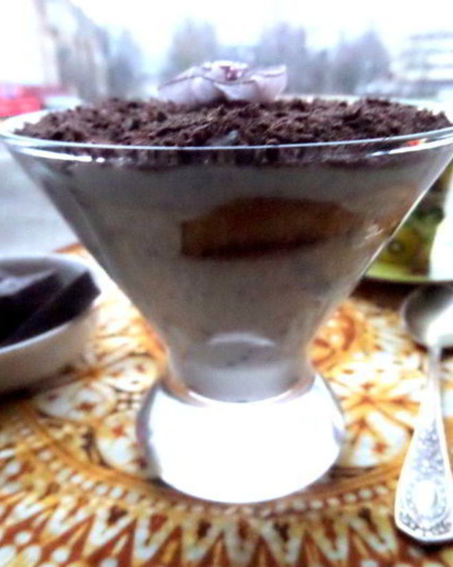 Рецепт тирамису с шоколадной крошкой