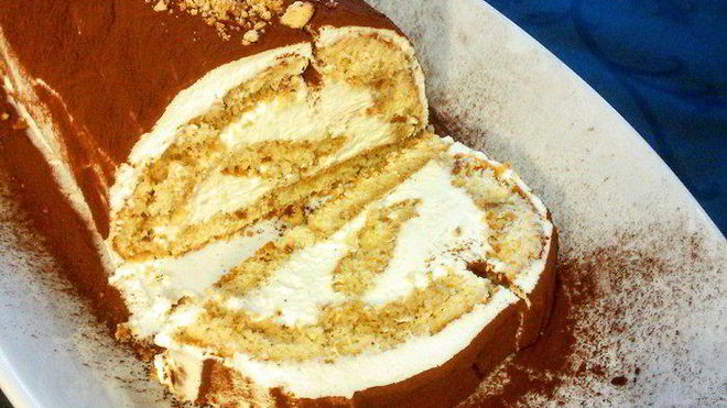 Рецепт тирамису в рулете