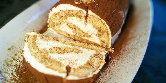 Рецепт тирамису в рулете