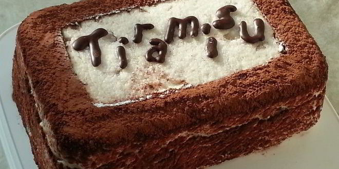 Рецепт творожного тирамису с кусочками какао-желе