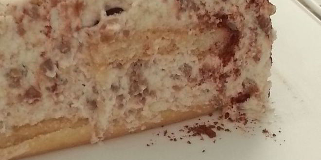 Рецепт творожного тирамису с кусочками какао-желе