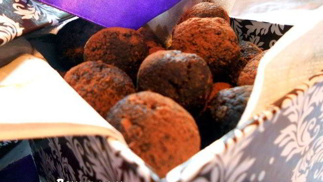 Рецепт трюфелей с пралине