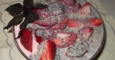 Рецепт Творожно-клубничного десерт